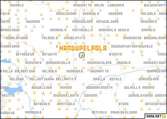 map of Handupelpola