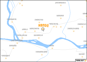 map of Handu