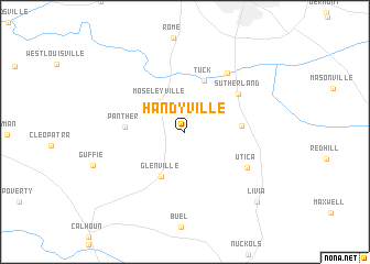 map of Handyville