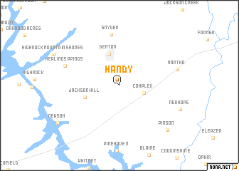 map of Handy