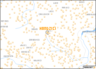 map of Handžići