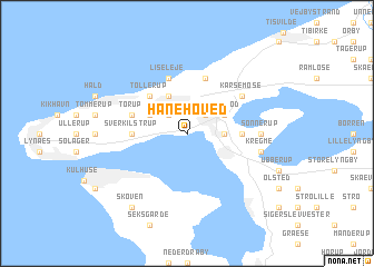 map of Hanehoved