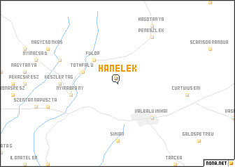 map of Hanelek