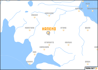 map of Hanemo