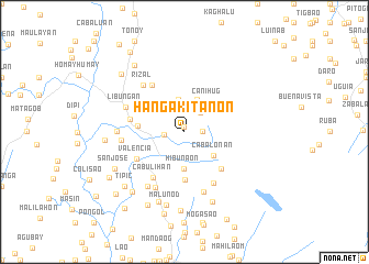 map of Hangakitanon