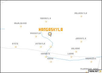 map of Hangaskylä