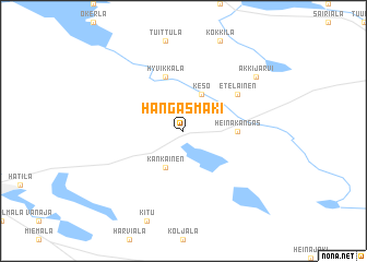 map of Hangasmäki