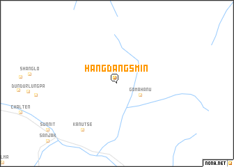 map of Hangdangsmin