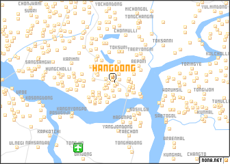 map of Hang-dong