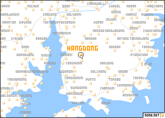 map of Hang-dong