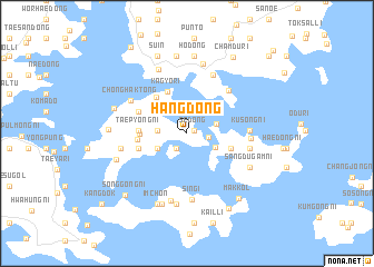 map of Hang-dong