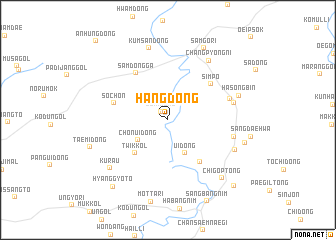 map of Hang-dong