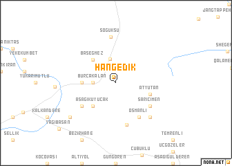 map of Hangedik