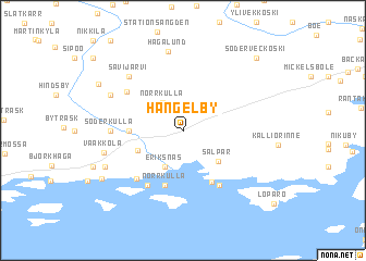 map of Hangelby