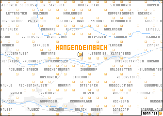 map of Hangendeinbach
