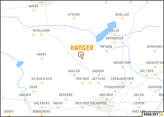 map of Hånger