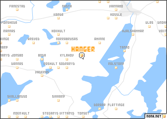 map of Hånger