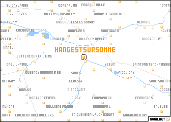 map of Hangest-sur-Somme