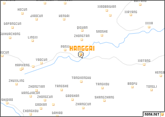 map of Hanggai