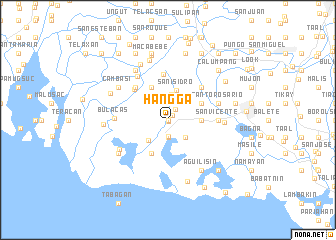 map of Hangga