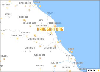 map of Hanggok-tong