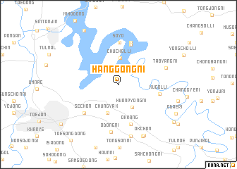 map of Hanggong-ni