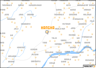 map of Hangha