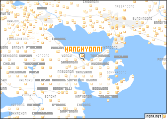 map of Hanghyŏn-ni