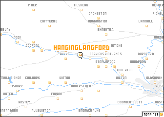 map of Hanging Langford