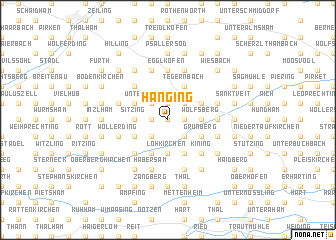 map of Hanging