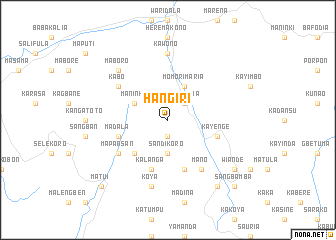 map of Hangiri