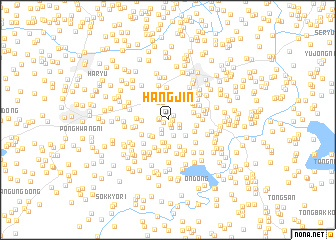 map of Hangjin