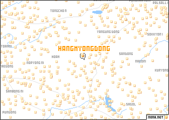 map of Hangmyŏng-dong