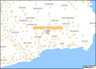 map of Hangmyŏng-dong