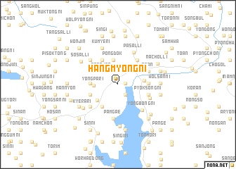 map of Hangmyŏng-ni