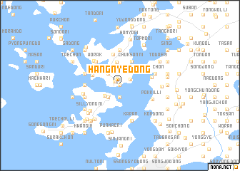 map of Hangnye-dong