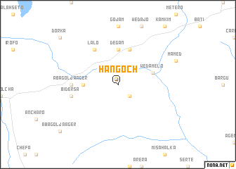 map of Hāngochʼ