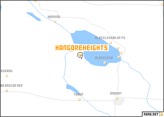 map of Hangore Heights