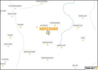 map of Hangshan
