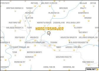 map of Hangyás Majer