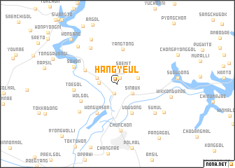 map of Hangyeul