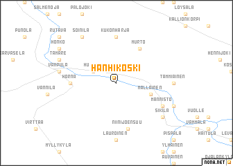 map of Hanhikoski