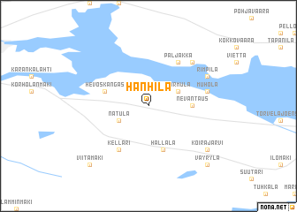 map of Hanhila