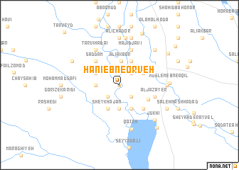 map of Hānī Ebn-e ‘Orveh