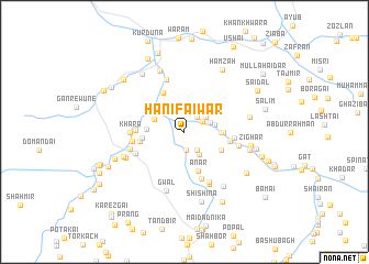 map of Hanīfai War