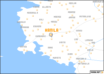 map of Hanila