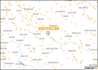 map of Hanina Izba