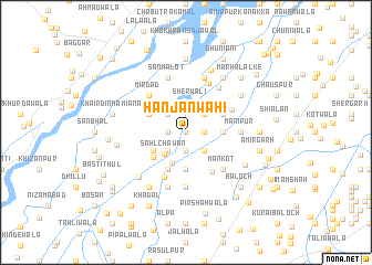 map of Hanjanwahi