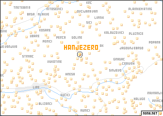 map of Han Jezero