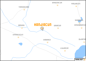 map of Hanjiacun